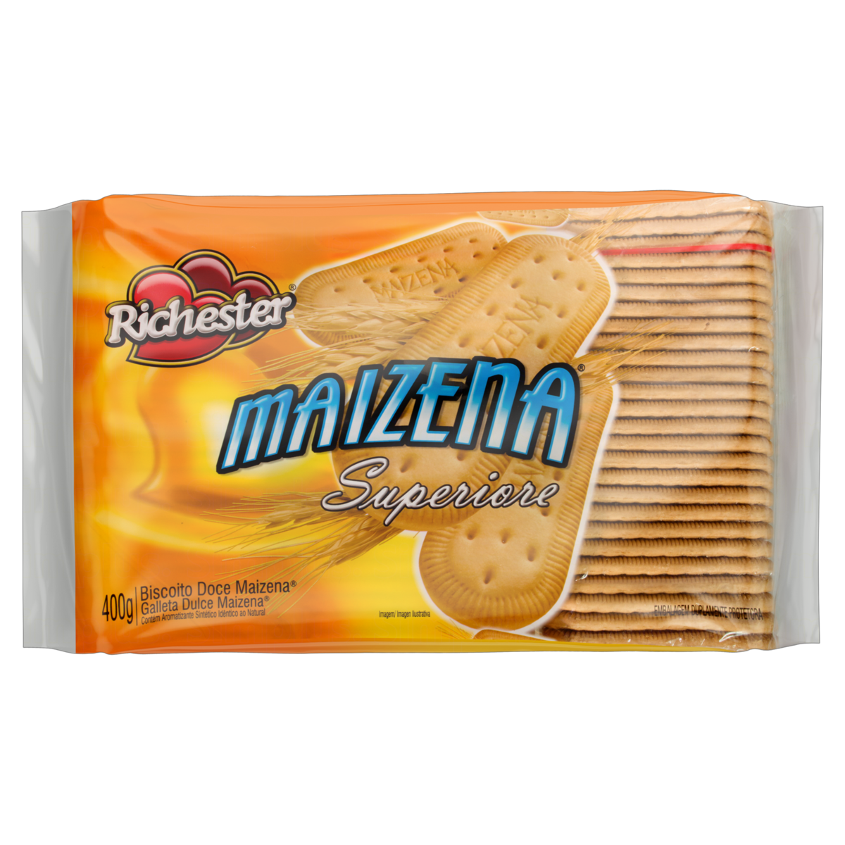 Biscoito Maizena Richester Superiore Pacote 400g