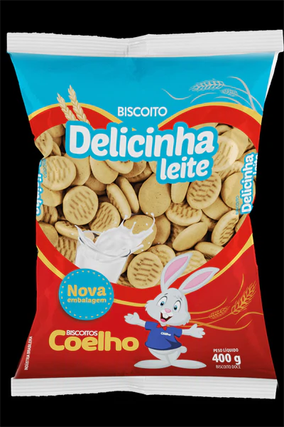 Coelho Biscoito Delicinha Leite 350g