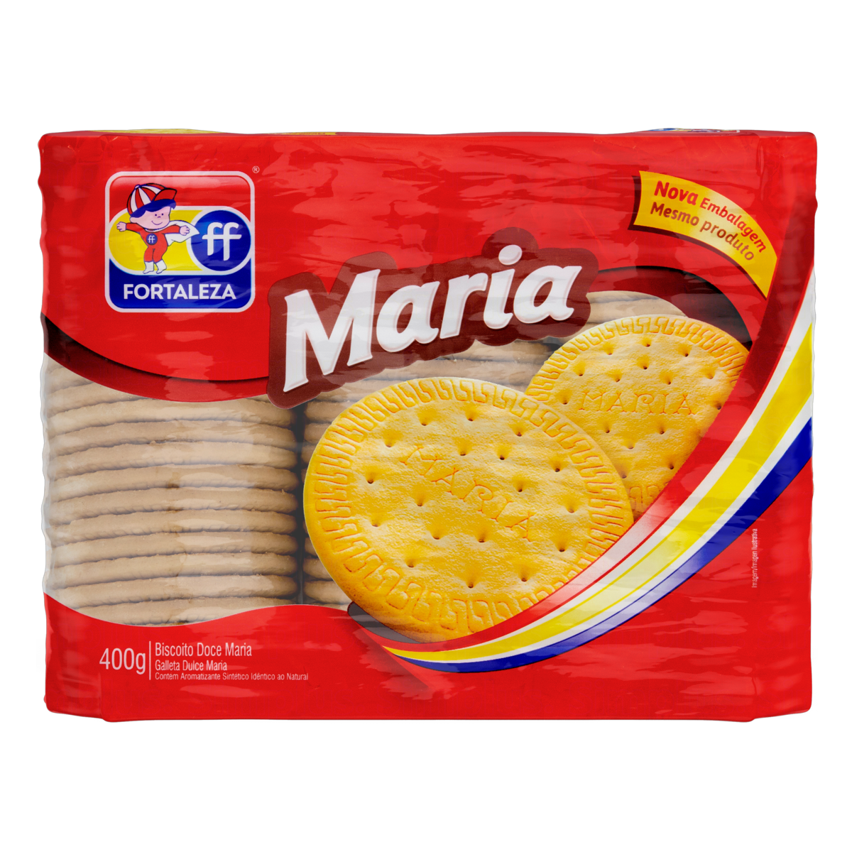 Fortaleza Biscoito Maria Tradicional Pacote 400g