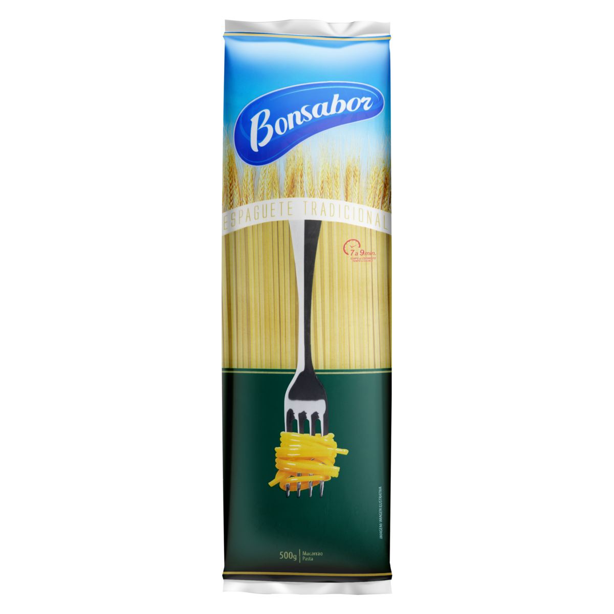 Macarro De Trigo Espaguete Bonsabor Pacote 500g