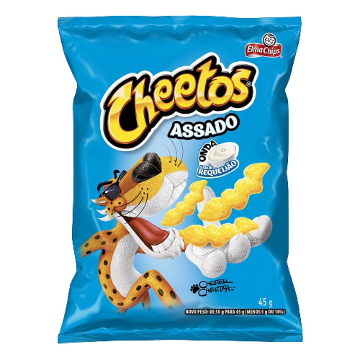 Elma Chips Salgadinho Cheetos Onda Requeijao 37G