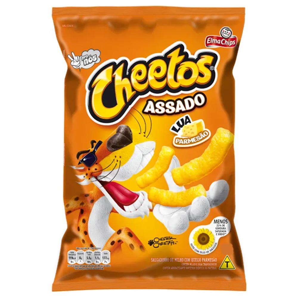 Elma Chips Salgadinho De Milho Lua Parmeso Cheetos Pacote 45g