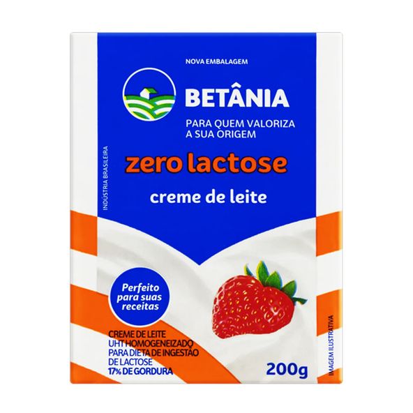 Betania Creme De Leite Betnia Zero Lactose 200g