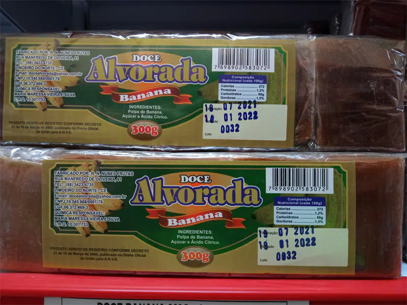 Alvorada Doce Banana 300g