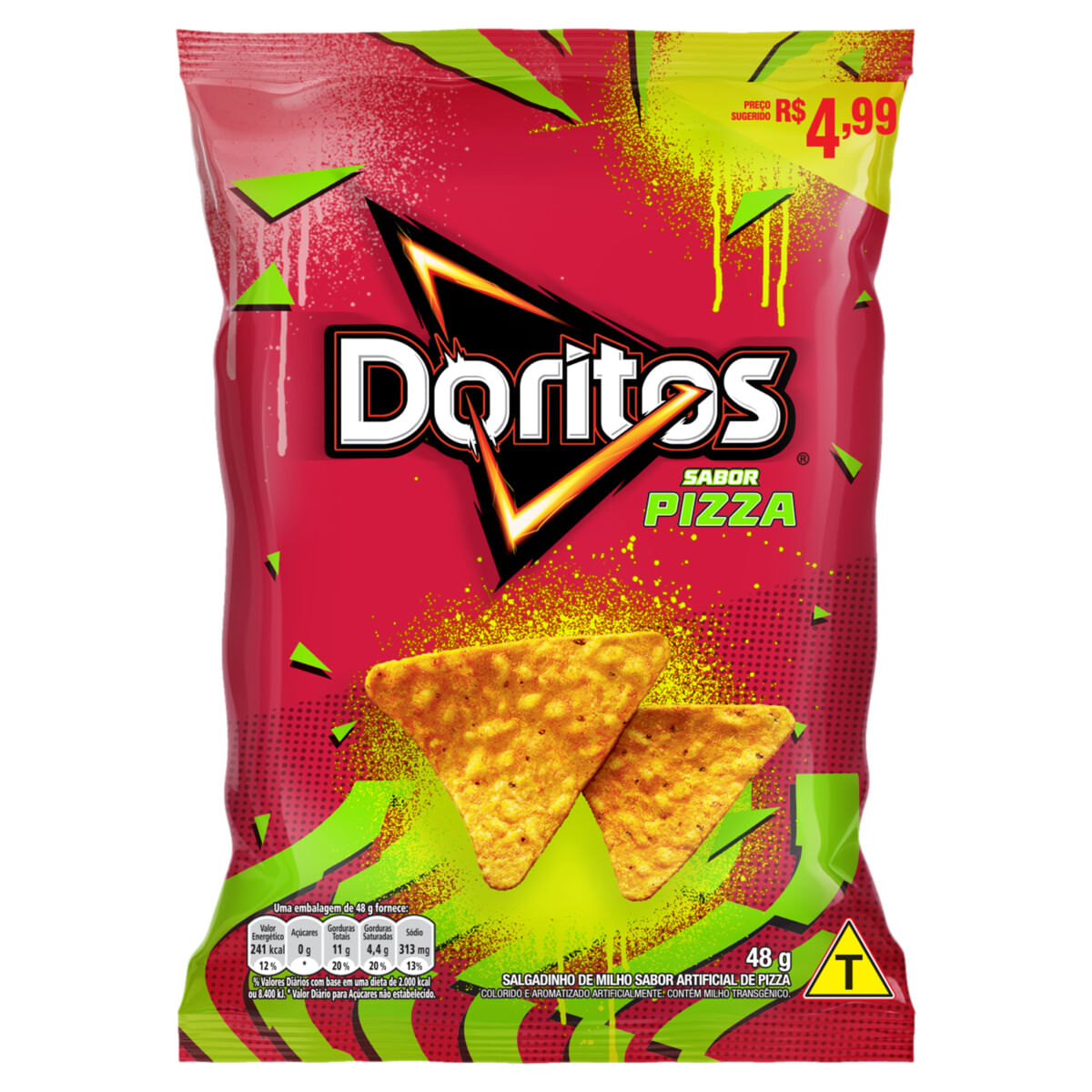 Doritos Salgadinho Sabor Pizza 48G Elma Chips