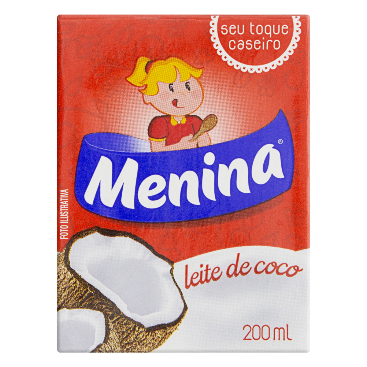 Menina Leite De Coco Caixa 200ml