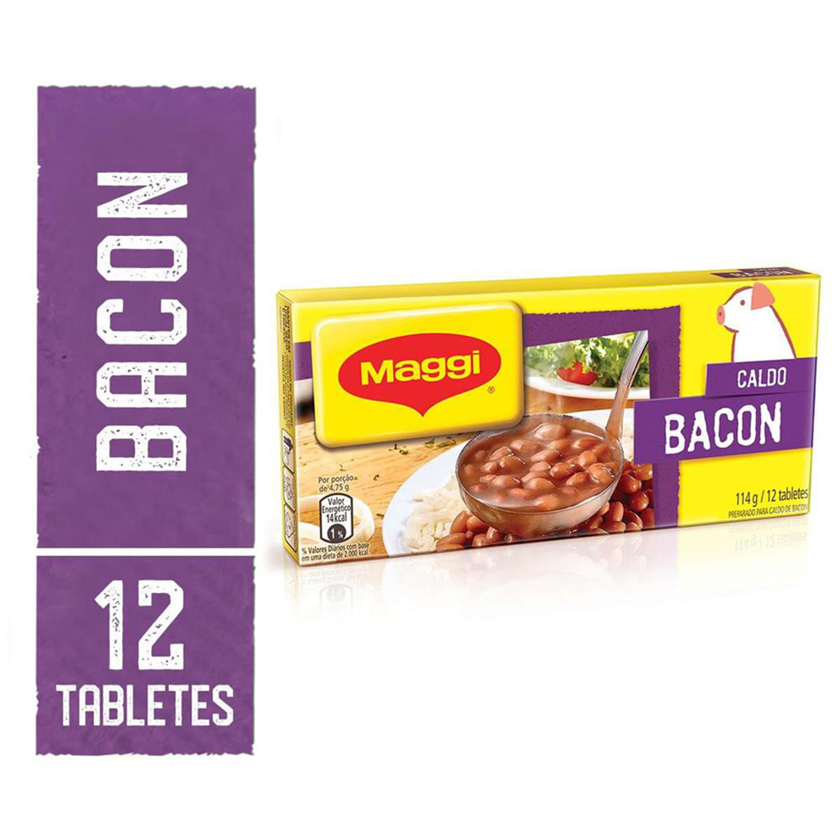 Maggi Caldo Bacon Tablete 114g