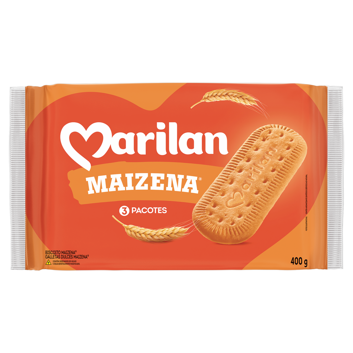 Marilan Biscoito Maizena Pacote 400g