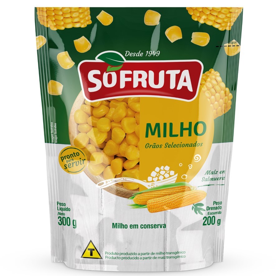 Sofruta Milho Verde Em Conserva Sache 170g