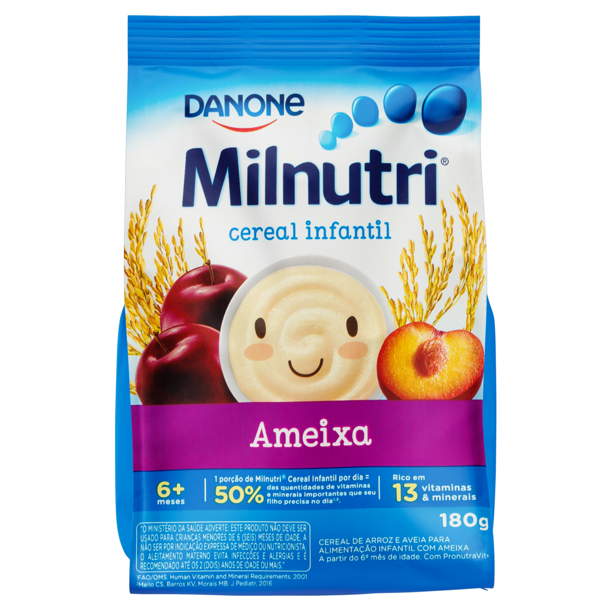 Danone Nutricia Milnutri Ameixa 180g