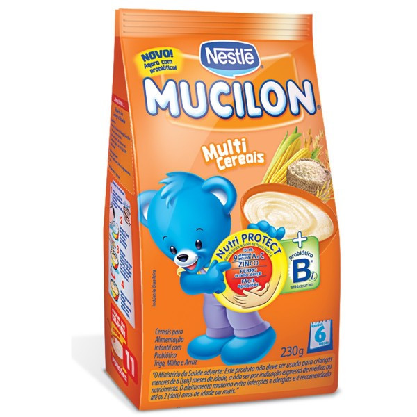 Cereal Infantil Nestl Mucilon Multi Cereais 230g