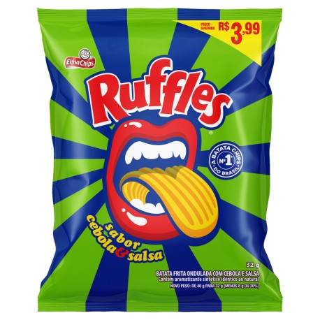 Pepsico Batata Cebola E Salsa Ruffles Elma Chips 32g