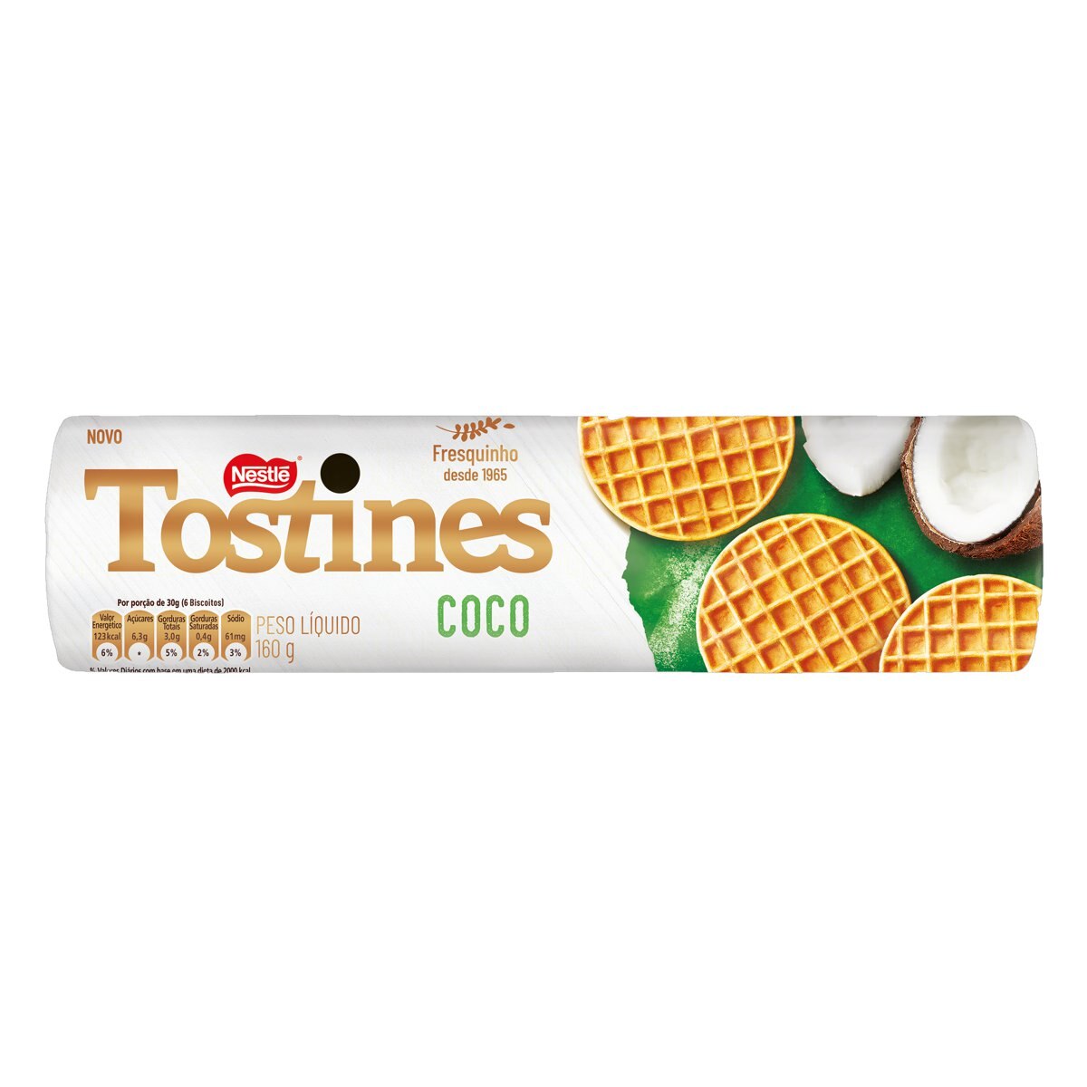 Tostines Biscoito Nestle Coco 160g