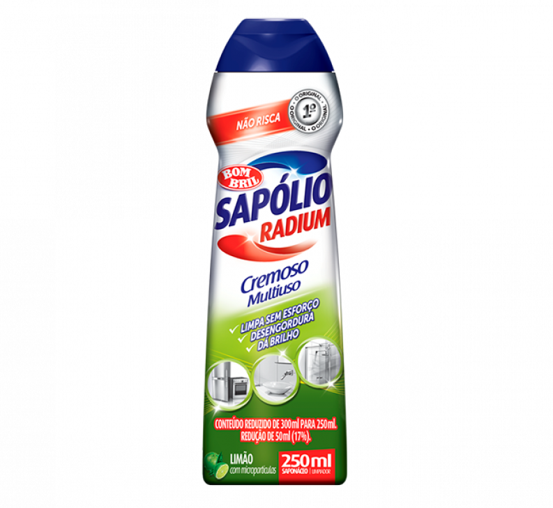 Sapolio Radium Cremoso 250ml Limao