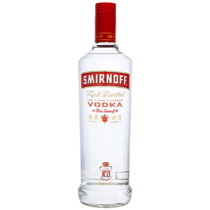 Vodka Smirnoff Etiqueta Roja 1lt