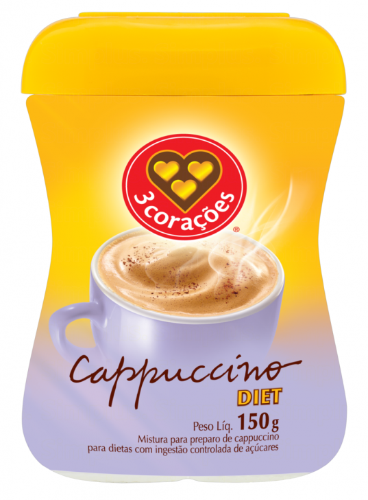 3 Coracoes Cappuccino Diet 150