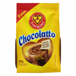 Achocolatado 3 Coraes 300G Sach Achocolatto