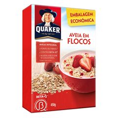 Aveia Quaker Flocos Regular 1x450g (12)