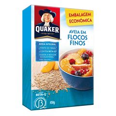 Aveia Em Flocos Finos Quaker 450g