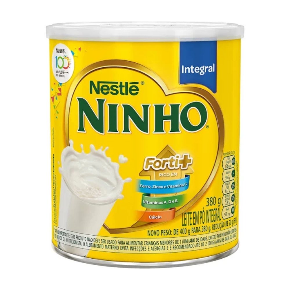 Ninho Leite Po 380g Integral