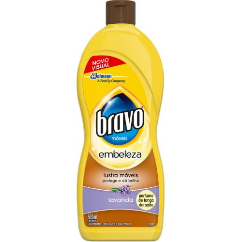 Scjohnson Lustra Mveis Bravo Lavanda 500ml