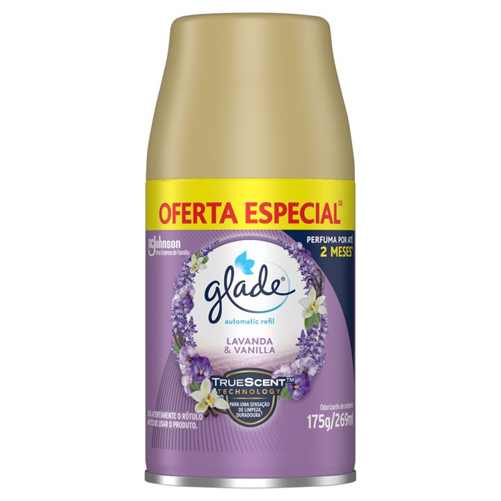 Scjohnson Glade Automtico Refill Lavanda E Baunilha Oferta Especial 269ml