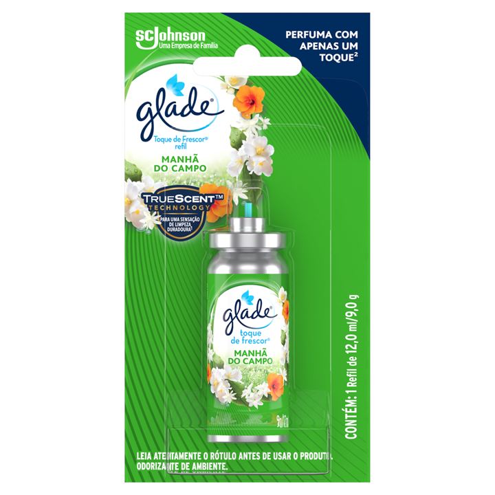 Scjohnson Glade Toque E Frescor Manha Do Campo Refil 12ml