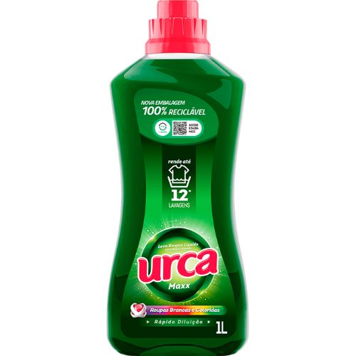 Urca Lava Roupas Lquido Verde 1L