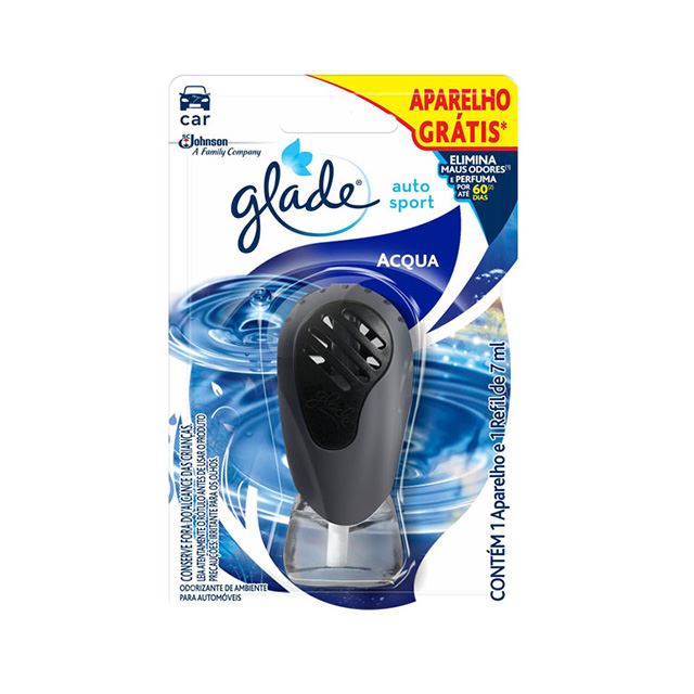 Scjohnson Glade Auto Sport Acqua Aparelho Gratis 7ml