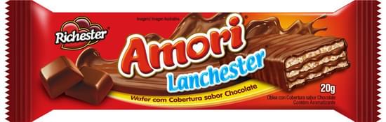 Biscoito Richester Wafer 20g Dp Lanchester