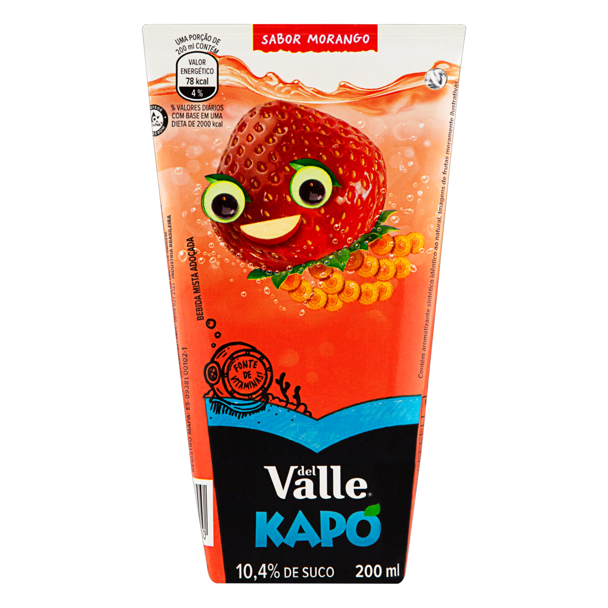 Suco Kapo Morango 200ml