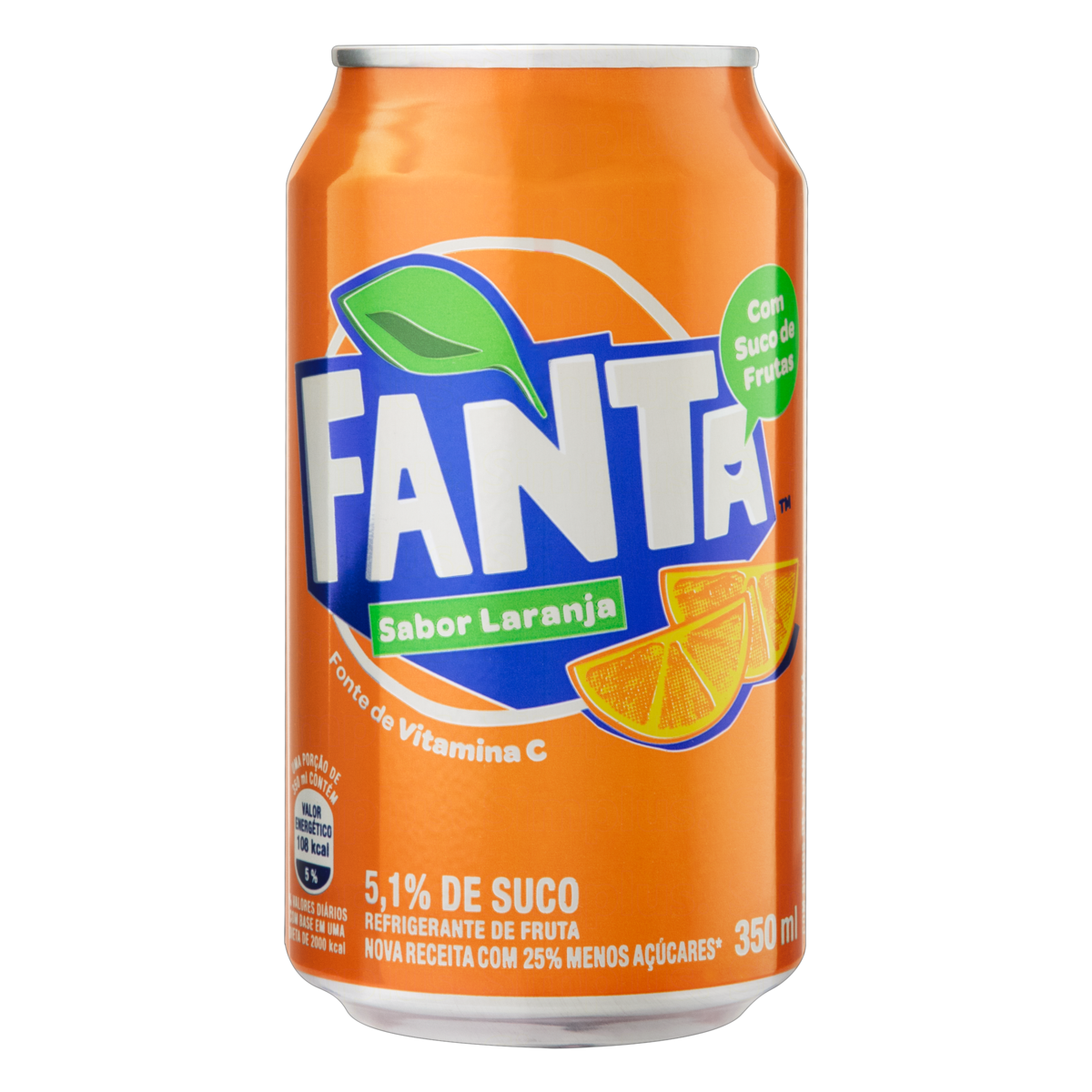 Fanta Refrigerante Laranja 350ml