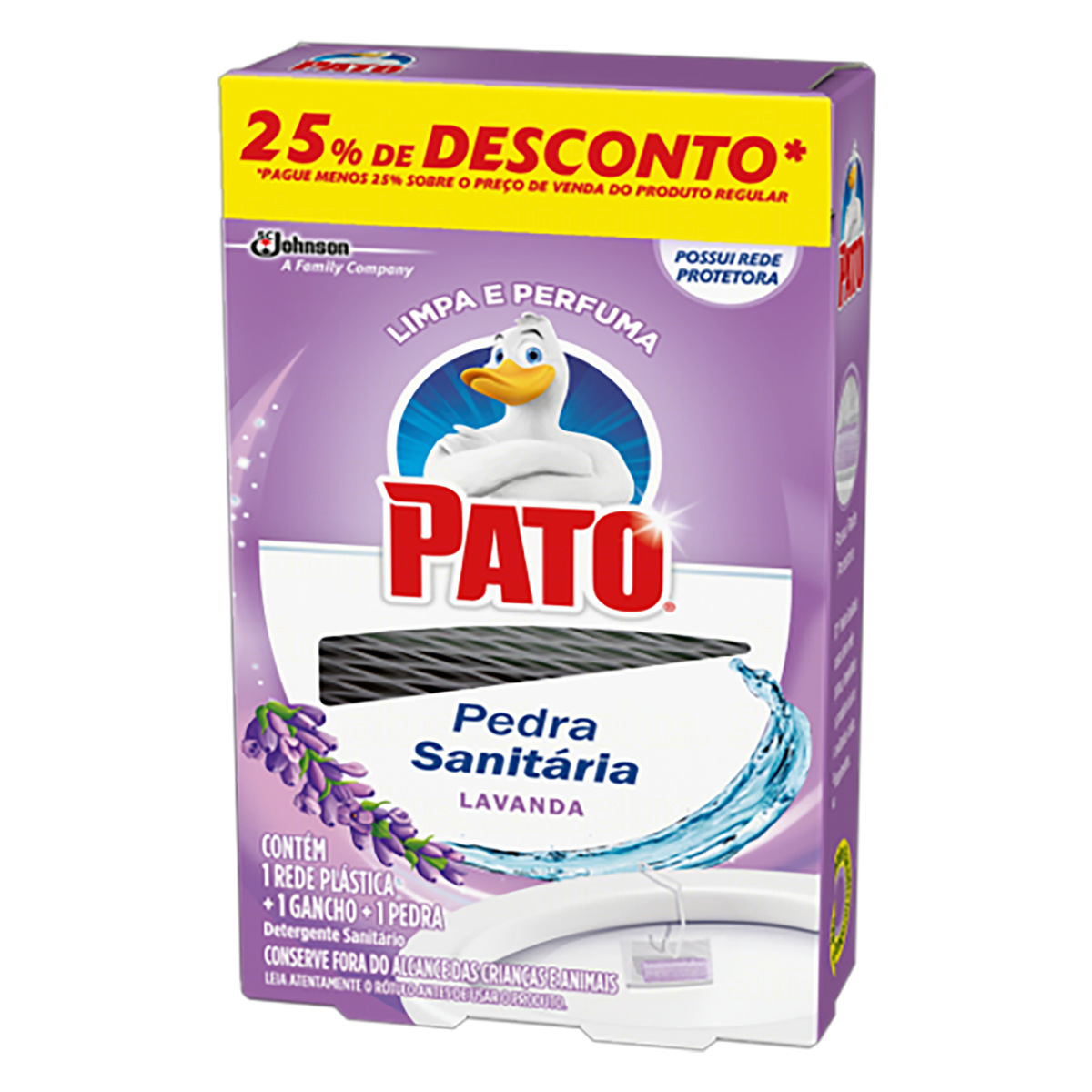 Scjohnson Pedra Sanitria Pato Lavanda Om 25% De Desconto