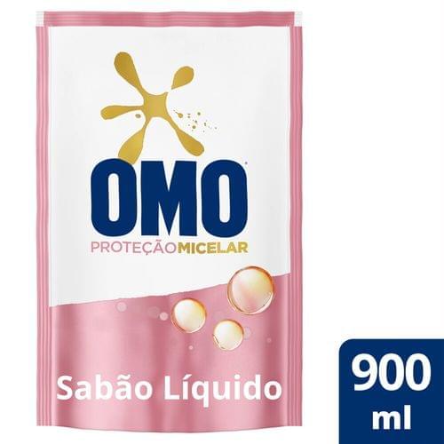 Detergente Liquido Omo 900ml Doypack Protecao Micelar