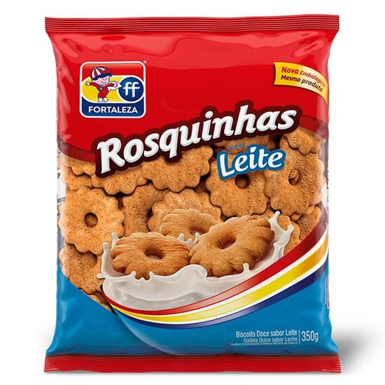 Biscoito Fortaleza Rosquinha 350 G Leite