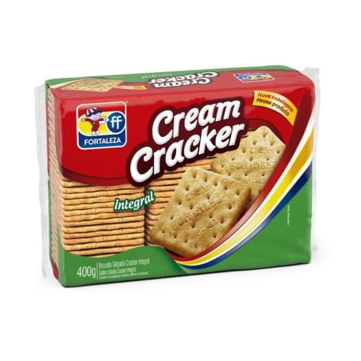 Biscoito Fortaleza Cream Cracker 400 G Integral