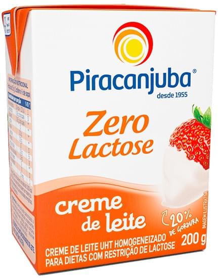 Creme De Leite Piracanjuba Zero Lactose 200g