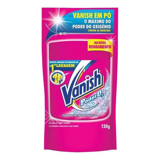 Alvejante Vanish Refil Po 120 G Pink