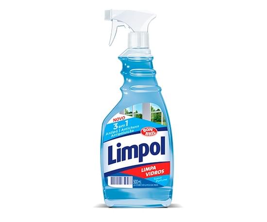 Limpador Esp Vidro Limpol Antiemb 300ml Gatilho