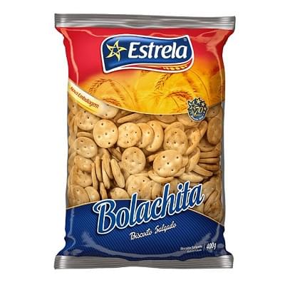 Biscoito Estrela Bolachita Salgado 400g