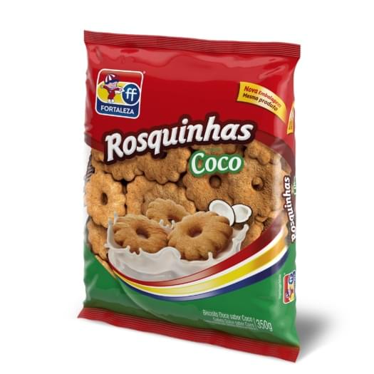 Biscoito Fortaleza Rosquinha 350 G Coco