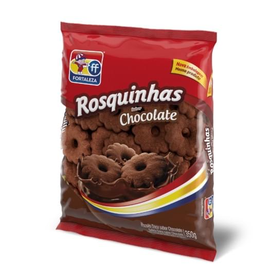 Biscoito Fortaleza Rosquinha 350g Chocolate