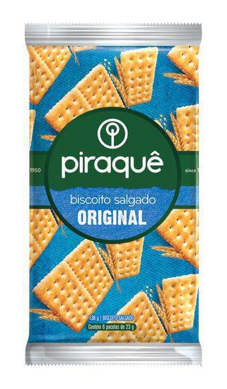 Biscoito Piraque Salgado 138g