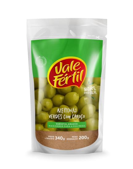 Azeitona Verde Vale Fertil 200g Doy Pack Varietal