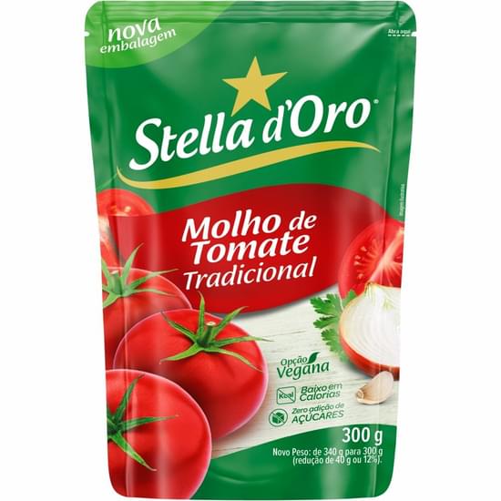 Molho De Tomate Stella Doro 300g Sache Refogado