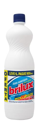 Alvejante Brilux Mult Leve 1lt Pague 900ml