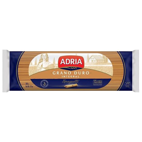 Macarrao Adria Grano Duro 500g Spaghetti Integral