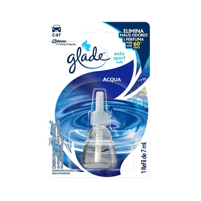 Scjohnson Glade Auto Sport Acqua Refil 7ml