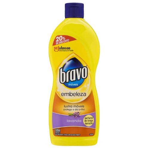 Scjohnson Lustra Mveis Bravo Lavanda 500ml Com 20% De Desconto