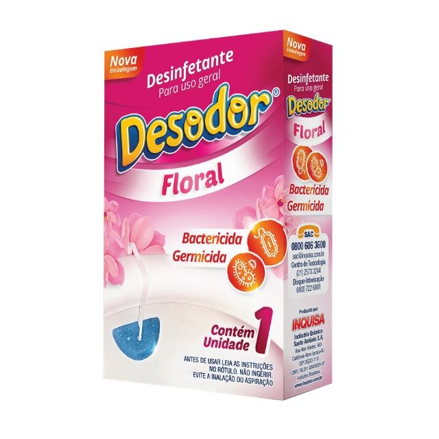 Inquisa Pedra Sanitria Desinfetante Desodor Floral